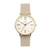 Follow FLAT (Flat) Simple Belt Watch H02118S-1 GY Women's Gray