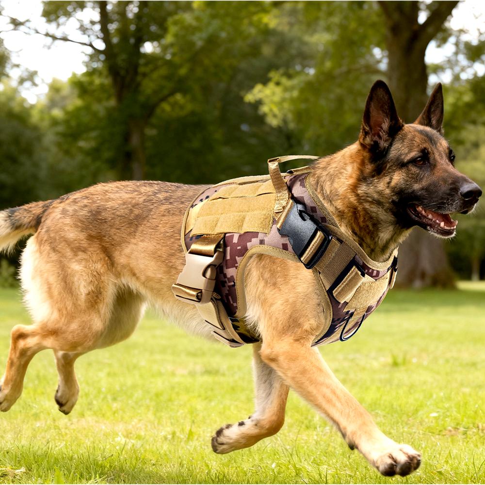 Dog Harness Vest Pet Dog Harness for Medium Large Dogs Reflective Dog Harness No Pull with Durable Soft Handle