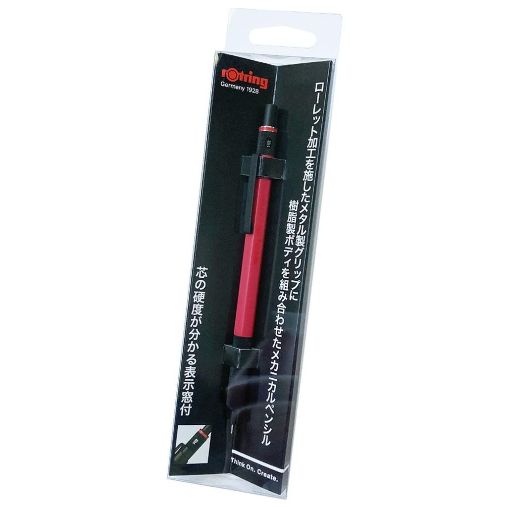 ROTRING Rotring Mechanical Pencil 500 Red 2164107H Officially Imported 0.5mm Hangcell,
