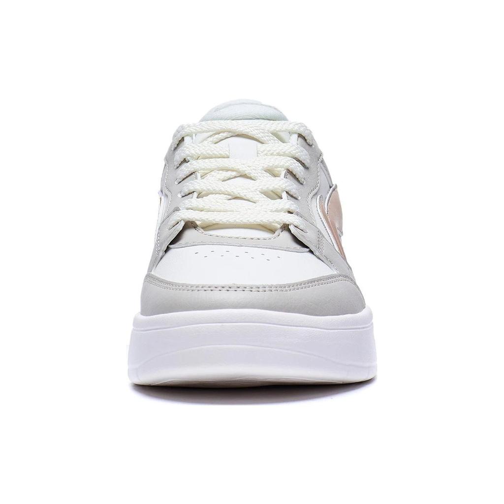 Li Ning Yuan Bao Versatile Casual Comfortable Thick Sole Height Increasing Non-Slip Shock Absorbing Wear-Resistant Low-Top Skate Shoes AGCV196-1
