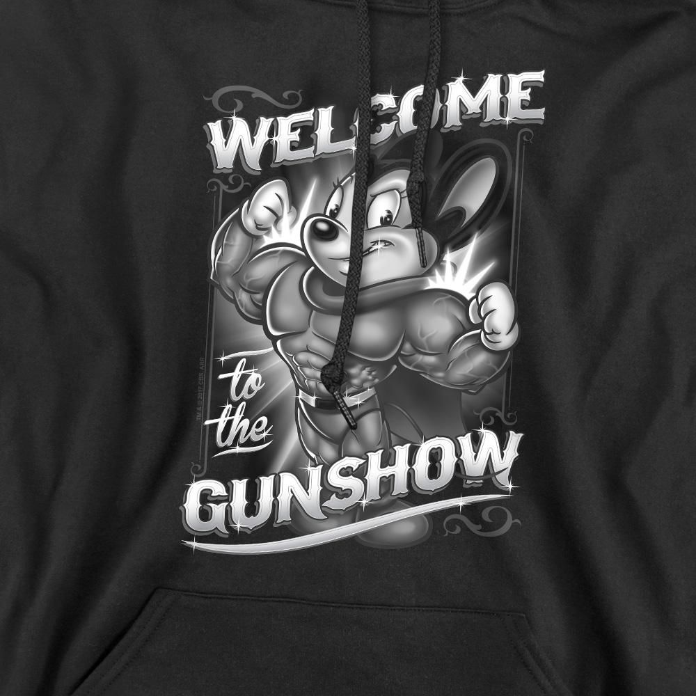 Mighty Mouse Mens Mighty Gunshow Hoodie