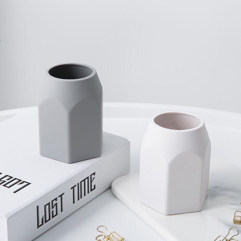 Силиконовый держатель для ручек, настольный ящик для хранения, офисный стеллаж для хранения, школьные канцелярские принадлежности