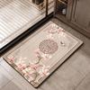 New Chinese style Door Mat Diatom Mud Bathroom Floor Carpet Water Absorbing Quick Drying Non Slip Kitchen Rug Home Decor Doormat
