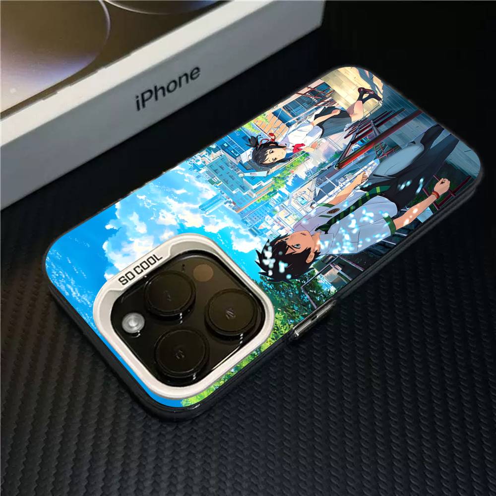 Anime Your N-Name Kimi No Na Wa For IPhone 17 Pro Max 17 Air 16 Pro 15 14 13 12 11 Color Matte Protect Phone Case