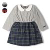 [Детская одежда] моджонжон (Муджон Джон) Платье-юбка в клетку с воротником-стойкой 80см-140см M60301