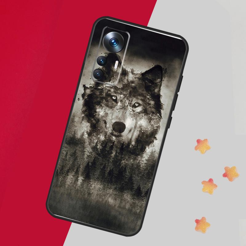 Wolf Case For Xiaomi 14T Pro 11T 12T 13T 13 14 15 Ultra Cover For POCO F7 F6 F5 X3 X5 X6 X7 Pro