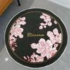 Living Room Carpet Irregular Dressing Room Round Floor Mat Bedside Carpet Home Anti Slip Machine Washable Dirt Resistant