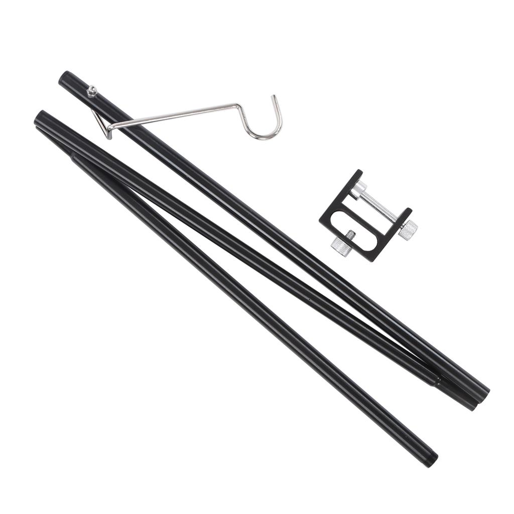 Подставка для фонаря для кемпинга из алюминиевого сплава, складная, с одним крючком, с сумкой для хранения для кемпинга