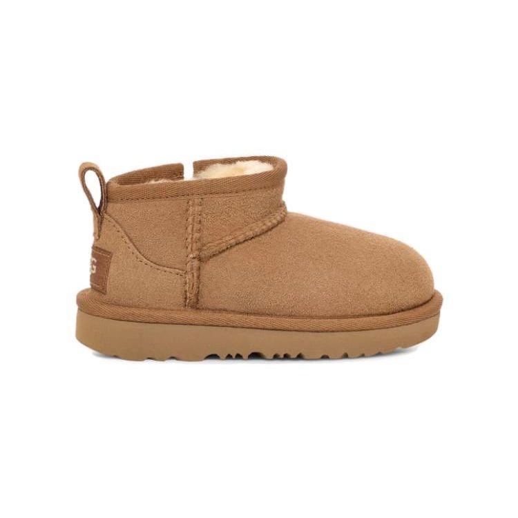 UGG Классические ультра мини-сапоги Каштановый (ребенок, начинающий ходить) Детские кроссовки 1130750T-CHE