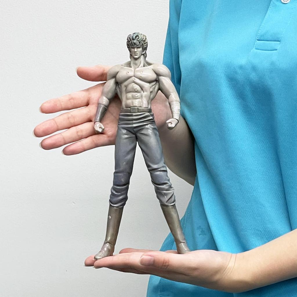 Fist of the North Star Kenshiro Soft Vinyl Kit Reprint Edition Scale Soft Vinyl Unpainted Assembly Kit 1/8 1/8