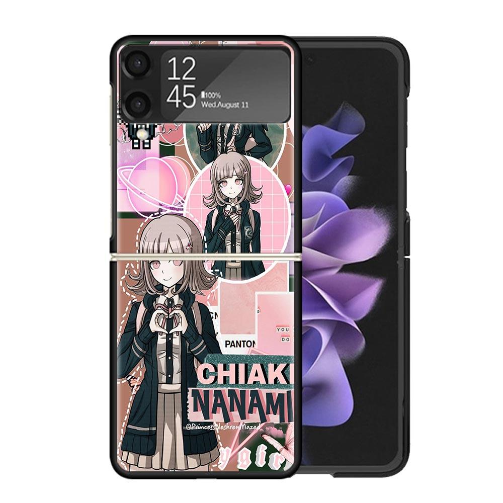 Прозрачный чехол для телефона Danganronpa Trigger Happy Havoc для Samsung Z Flip 7 6 5 4 3 Galaxy ZFlip7 ZFlip6 ZFlip5 ZFlip4 ZFlip3 5G Печать