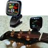 2-IN-1 Tuner Metronome Mic Clip Portable Lock On Acoustic Guitar Bass Ukulele Violin Chromatic