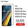 1 шт. Защитное стекло для экрана POCO X7 X6 NEO PRO, закаленное стекло