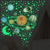 Luminous Universe Planet Starry Sky Layout Room Bedroom Fluorescent Self-adhesive DIY Ceiling Wall Sticker