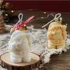 Santa Claus Plaster Candle Silicone Mold Handmade Cake Mold Decoration Cake Chocolate Pudding Silicone Mold DIY Christmas Gifts