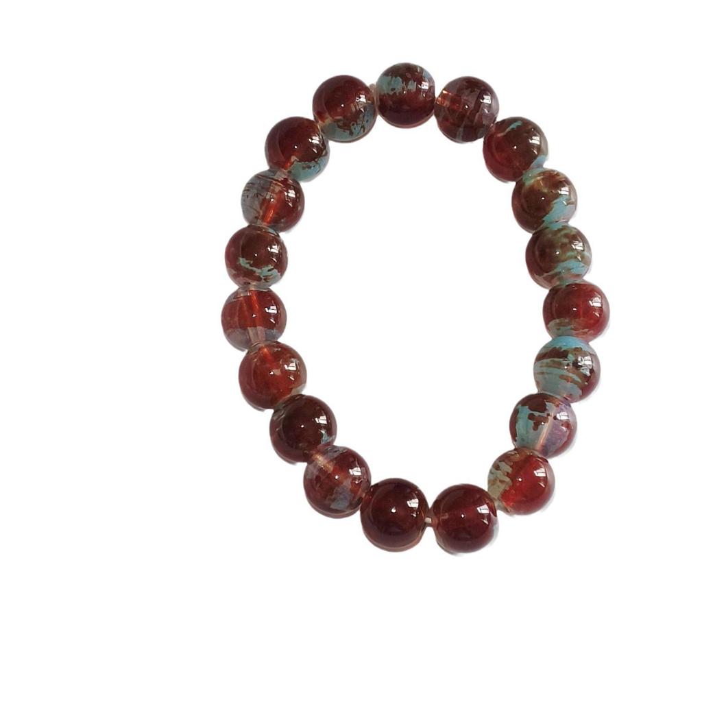 Новый градиентный браслет из бисера - идеальный летний подарок для девушек и студентов