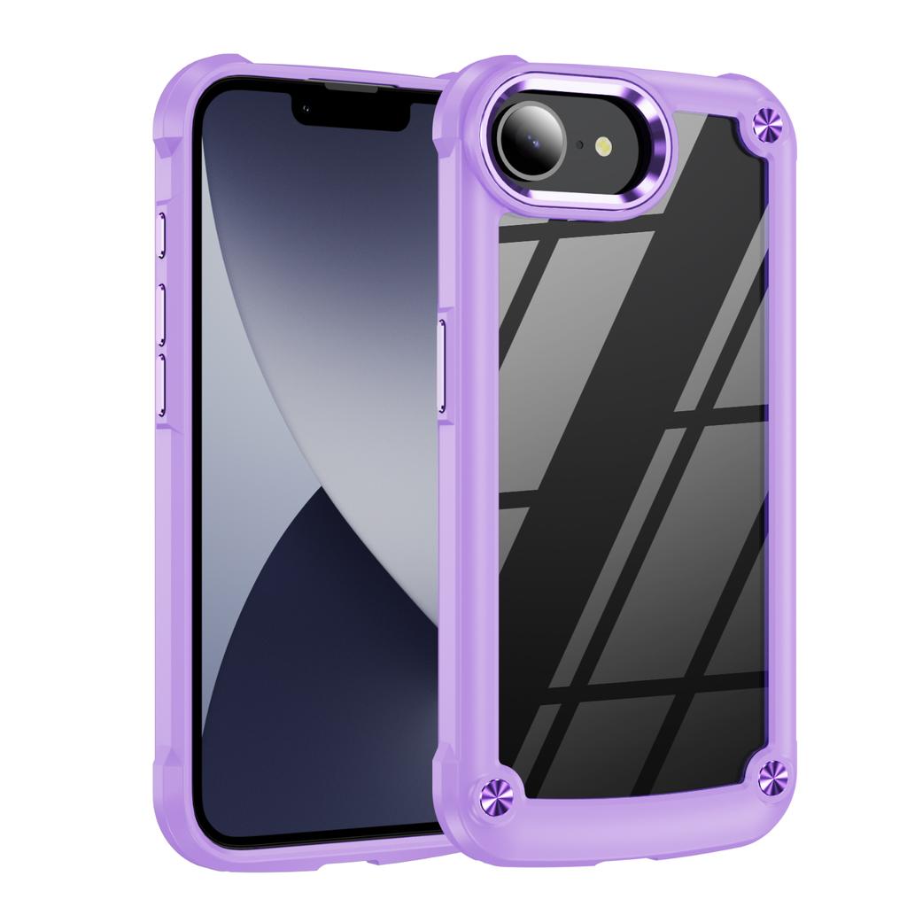 Роскошный прочный ударопрочный чехол для iPhone 16 15 14 13 12 11 Pro Max 16 Plus 16e силиконовый бампер прозрачный жесткий чехол