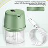 Электрический мини-измельчитель для еды, 250 мл, перезаряжаемый через USB, с одной кнопкой, энергосберегающий измельчитель для чеснока