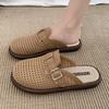 Модные плетеные сетчатые женские тапочки Дизайнерские балетки Мюли Обувь 2025 Уютные женские сандалии Новые тренды Домашние шлепанцы Модные пляжные тапочки
