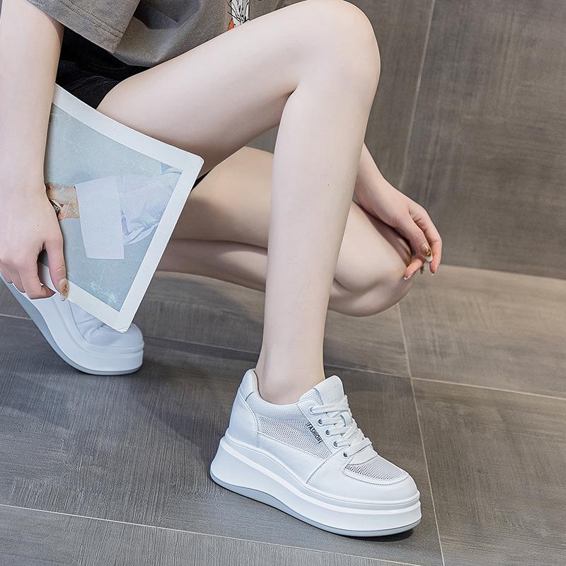 Кроссовки на толстой подошве, роскошные женские кроссовки бренда 33 34, толстая подошва, оригинальные спортивные туфли Kawaii, повседневные женские туфли на шнуровке для девочек, красные туфли