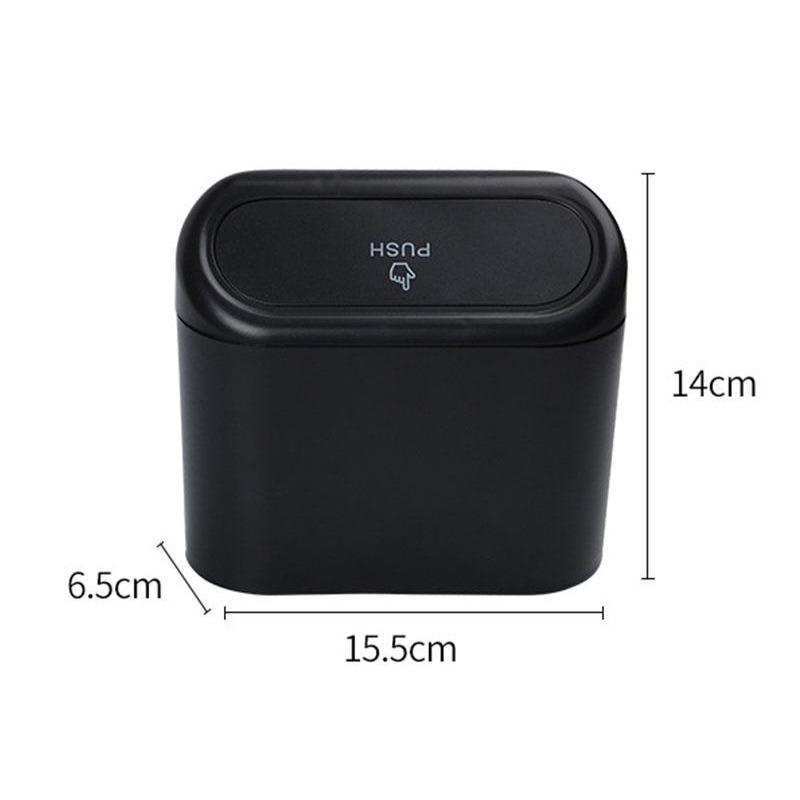 Универсальный подвесной автомобильный мусорный бак, ящик для хранения мусора, пылесборник, квадратный прессованный мусорный бак из АБС-пластика, аксессуары для салона автомобиля