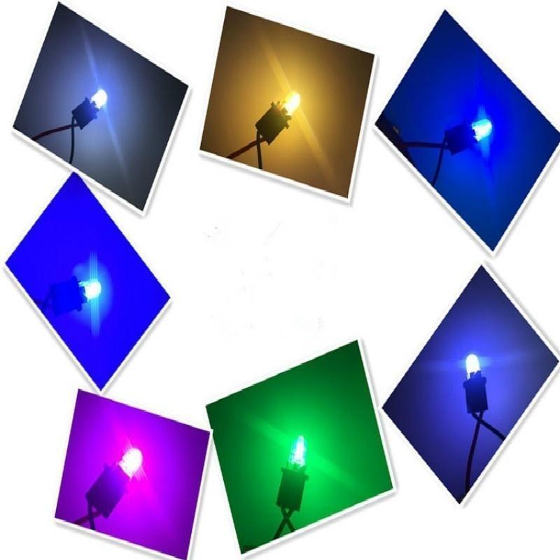 6/10 шт. T10 W5W светодиодная лампа для салона автомобиля, лампа для освещения номерного знака, 5 цветов