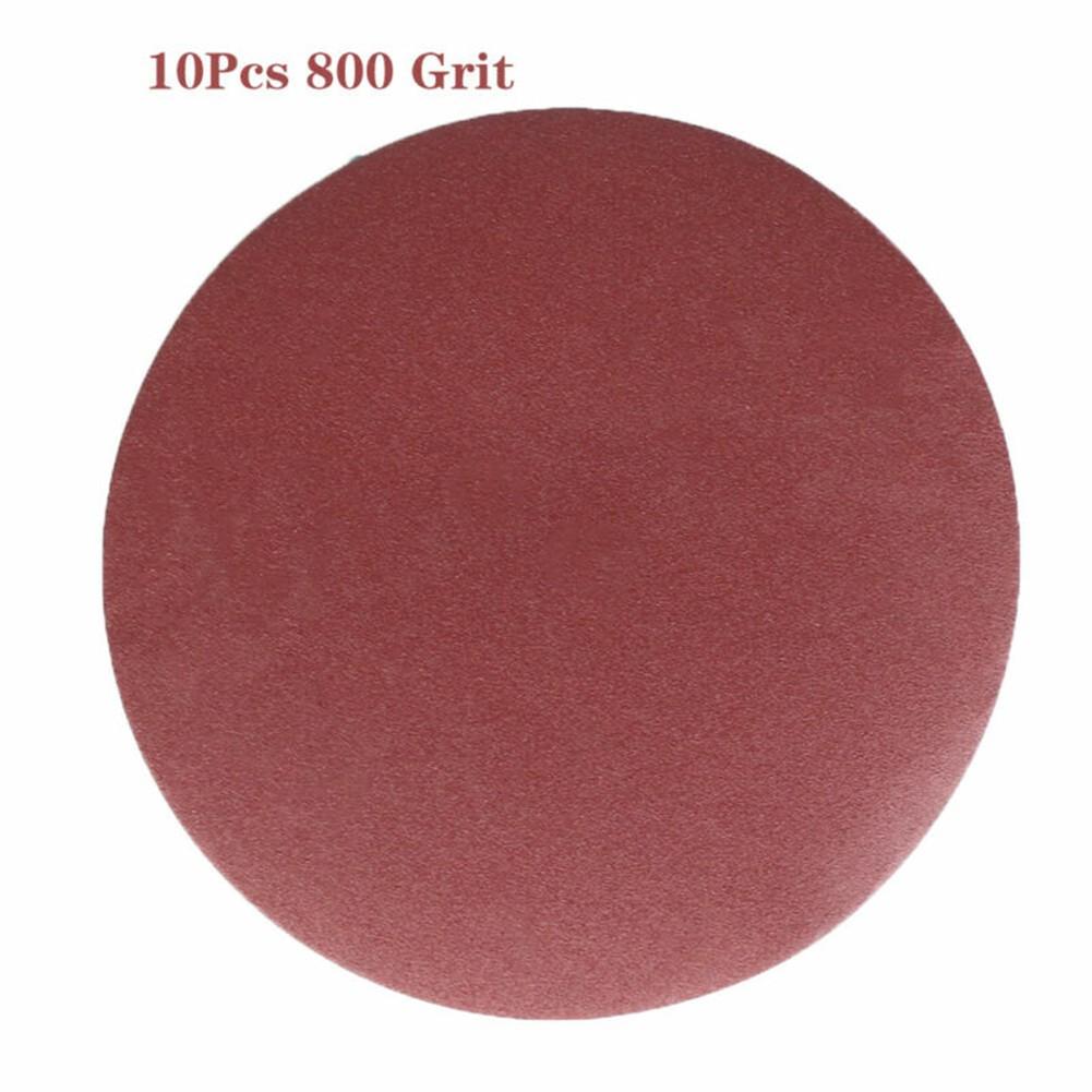 Sandpaper 5inch/125mm 40-2000Grit Round Shape Disk Sand Sheets Polishing