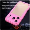 For iPhone 17 Pro Max Case PC + TPU Semi-Transparent Frosted Finish Protective Phone Cover