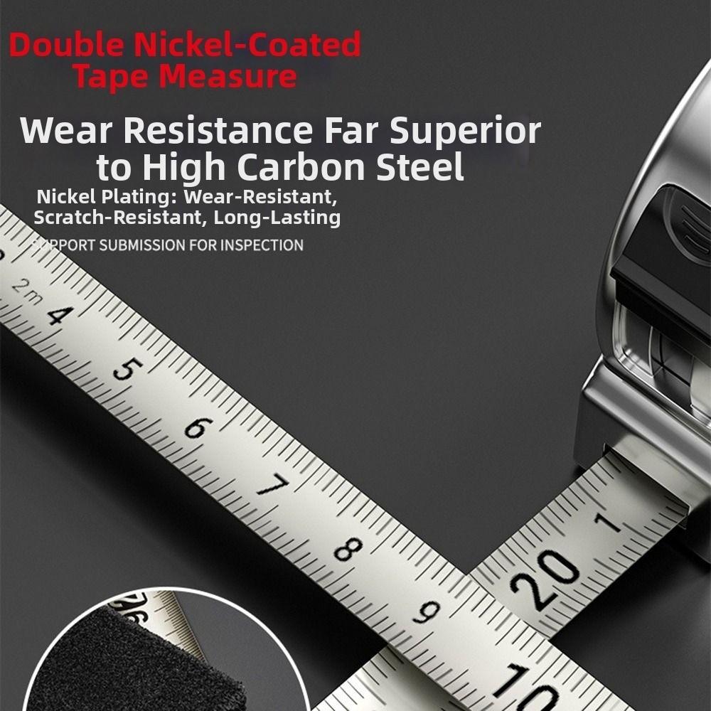 Stainless Steel Retractable Tape Measure Metric Imperial Scale Sewing Tools Household Measuring