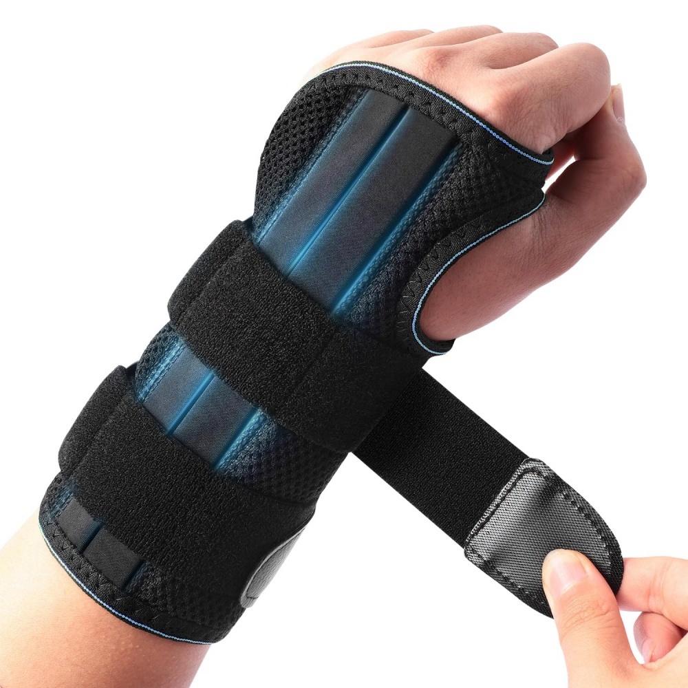 1 PC Compression Wrist Protector Carpal Tunnel Sports Wrist Guard Splint Wristband