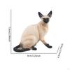 Cat Figurine Model for Office Decor and Pet Lovers