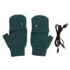 USB-перчатки с подогревом, варежки, зимние вязаные мужские перчатки, USB-грелки для рук, зимние теплые пальцы для улицы