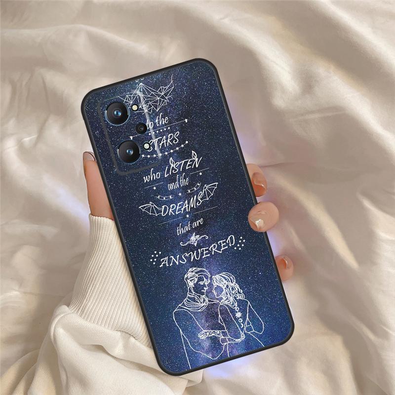 Ярость Сара Дж. Маас Двор тумана Чехол Для Realme C71 C55 C67 C51 C75 C63 C61 C65 C53 C35 11 12 13 14 Pro Plus GT6 GT7 15 Pro