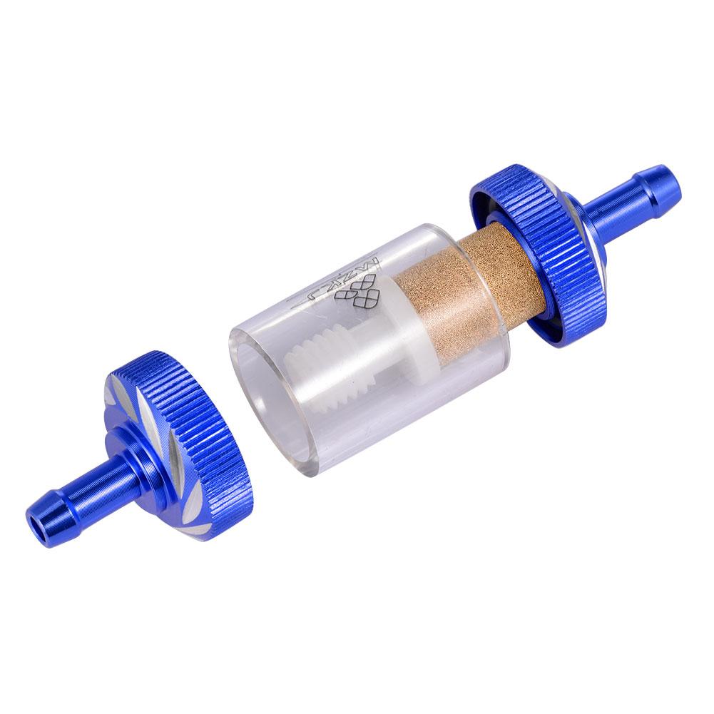 Мотоциклетный модифицированный металлический масляный фильтр съемный прозрачный стеклянный бензиновый фильтр для квадроцикла, питбайка, мотокросса