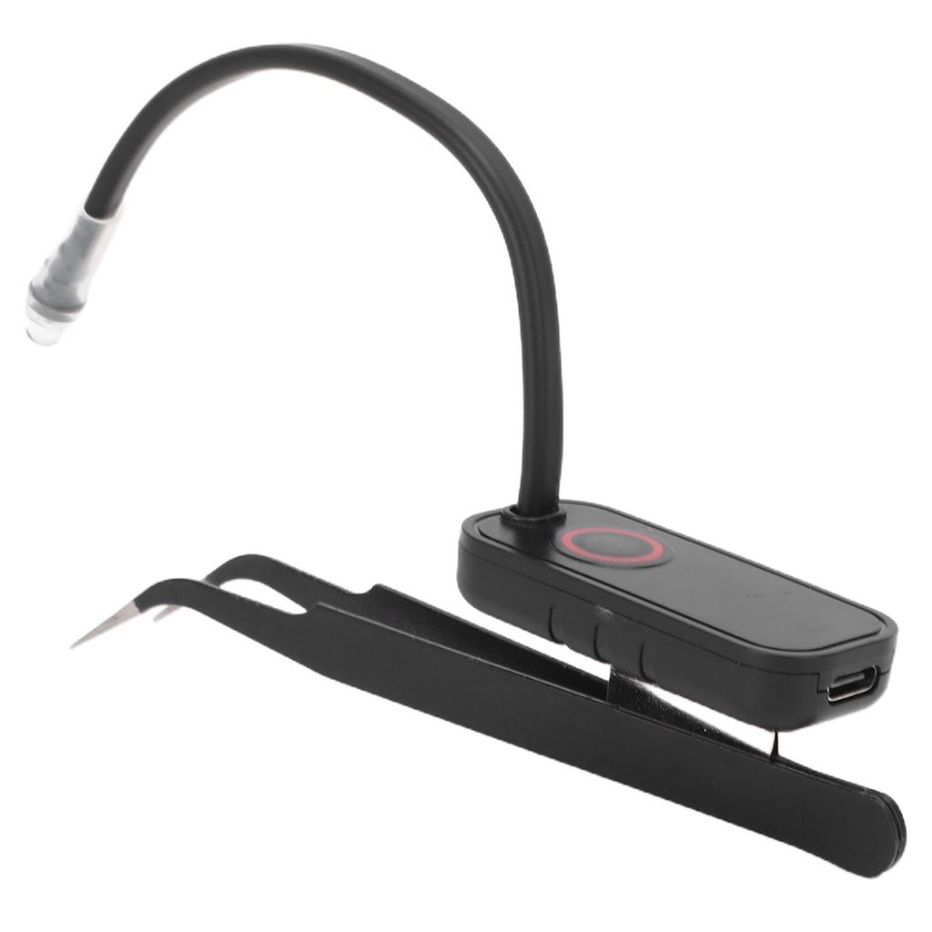 Eyelash Grafting Tweezers Light Lightweight LED Glue Curing Eyelash Extension Light with Tweezers for Beauty Salon