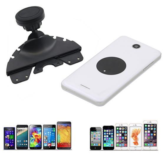 Универсальный автомобильный держатель для CD-плеера с магнитным креплением для iPhone, планшета, GPS