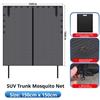 Car Trunk Mosquito Net Magnetic Screen for SUV Tailgate Ventilation Mesh Insect Proof Camping Gear Outdoor Travel Tool