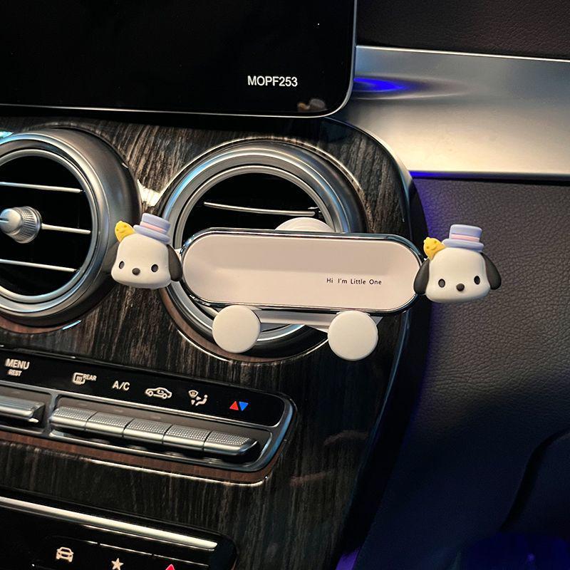 Милый держатель для телефона на вентиляционное отверстие автомобиля в виде девочки-утки