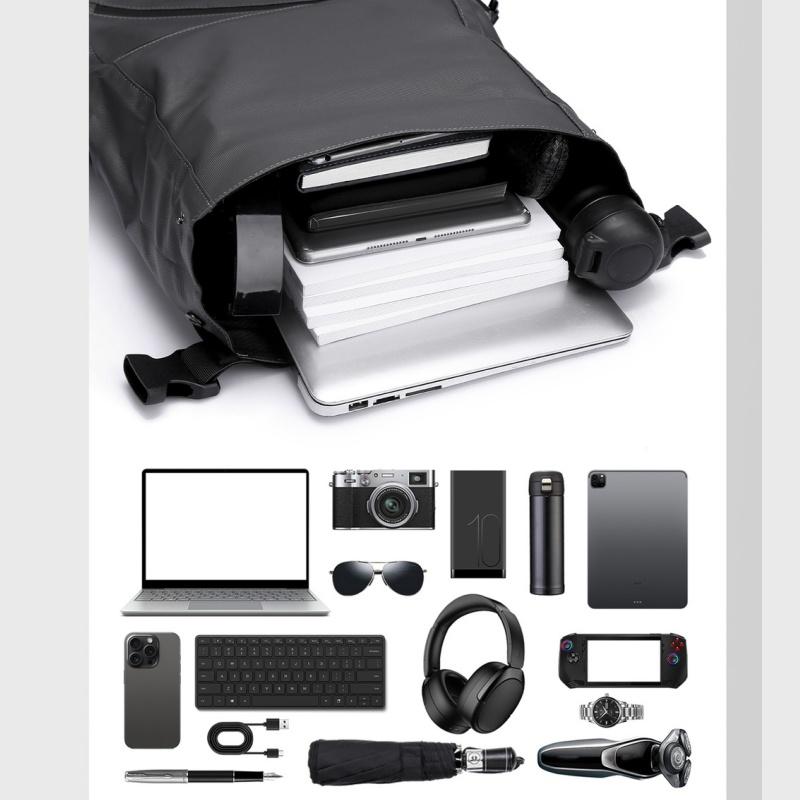 WEIXIER Весна Новая Мода Мужские Деловые Рюкзаки PU Водонепроницаемый Износостойкий Большой Вместимости Рюкзак Верхний Расширяемый Дорожная Сумка для Компьютера для Мужчин