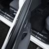 1/4/5Pcs Leather Car Door Sill Protector Carbon Fiber Sill Strip For BMW 50th G07 G06 G02 G01 F48 F39 G42 G26 F01 F02 GT E48 i3 pdcr06