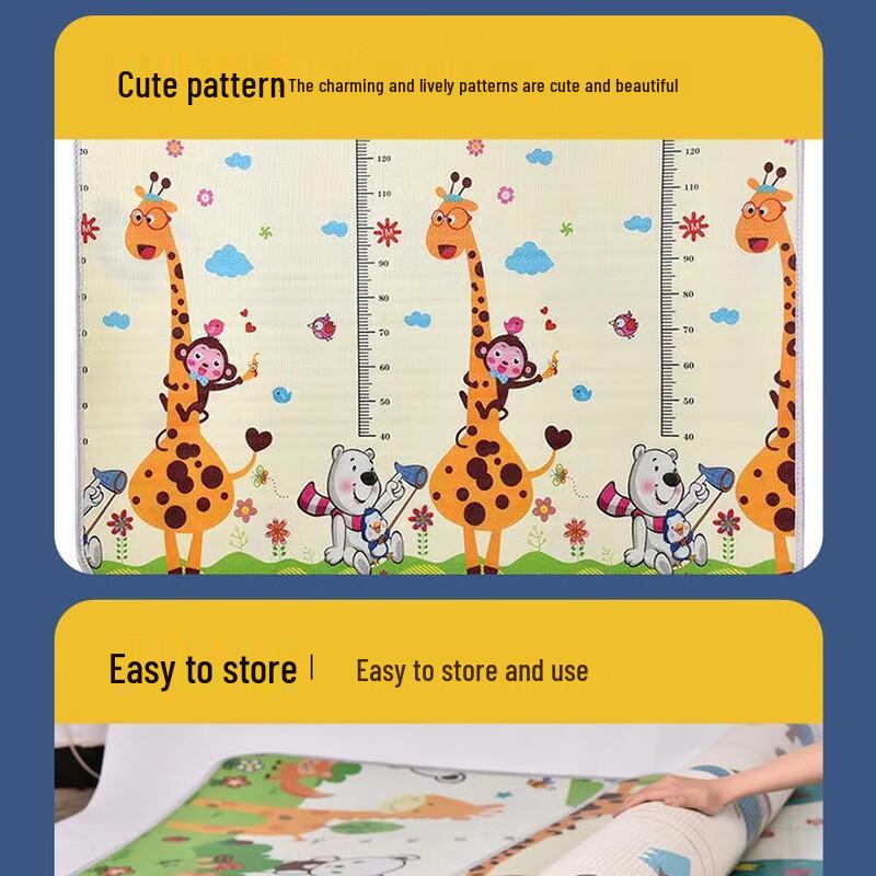 Игровой коврик для ползания OLOMM для малышей