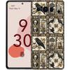 Raven Crow Skull Pattern Phone Case Cover for Google Pixel 9 8 7 6 7A 6A Pro Shockproof Soft TPU 9 Pro XL Shell Capas Fundas