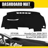 Для Honda Civic/Acura 2006-2011 CSX Нескользящий Козырек на Панель Приборов Противобликовое Покрытие Коврик на Панель