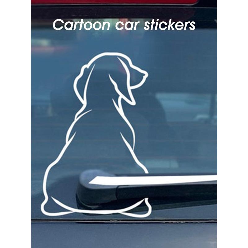 Dog Pattern Car Sticker