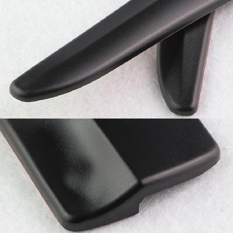 2 шт., защитная полоса для переднего и заднего бампера автомобиля, резиновая наклейка от царапин, черно-белая карбоновая универсальная клейкая лента для губ