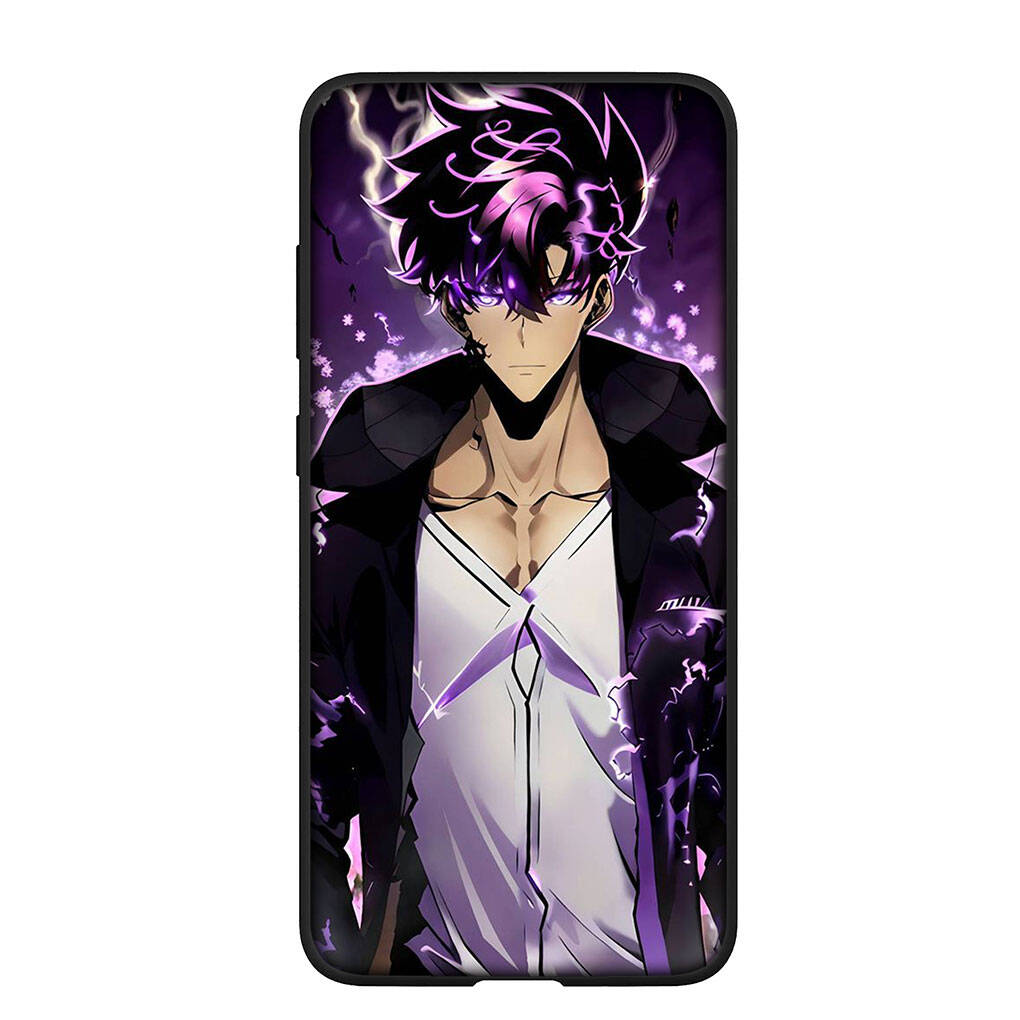 Phone Case for Samsung Galaxy S25 S23 S22 S24 Ultra FE A05 A06 A15 A16 A36 A37 A35 A54 A55 A56 A57 A25 A26 A53 A17 Cartoon Solo Leveling Arise Cover
