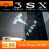 Автомобильная наклейка Tesla Для Tesla Model Y 3 S X Светодиодный проектор логотипа на дверь автомобиля подсветка в порог HD Приветственный свет 3D Лазерный свет теневого призрака