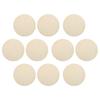 10Pcs Wooden Round Hole Round Pendant 120mm Durable Safe Use Simple Style DIY Crafts