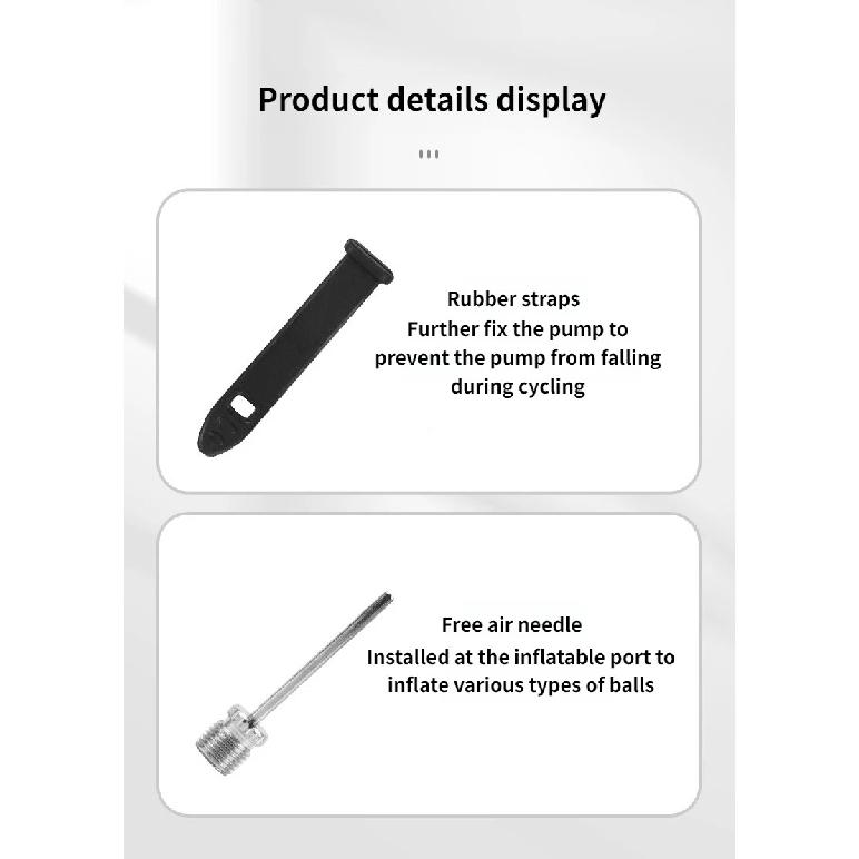 Mini Bike Pump Schrader Presta Valve MTB Road Cycling Pump Aluminum Alloy Bicycle Hand Air Pump Tire Inflator Accessories