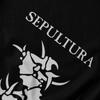 Мужская футболка Sepultura Хлопок Y2K Графическая с коротким рукавом Унисекс Одежда Футболки